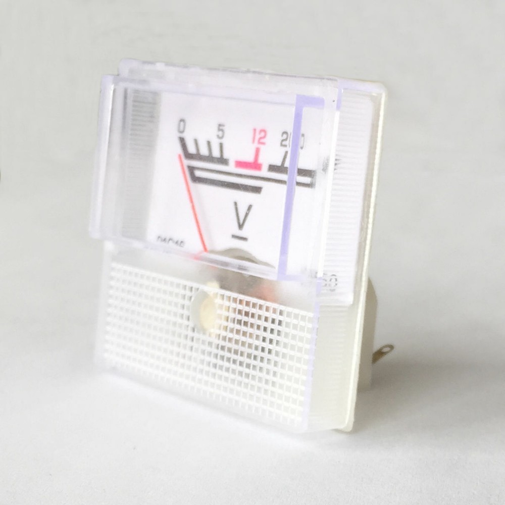 12V Analog Panel Meter DC 0-20V voltmeter Voltage Guage 5PCS