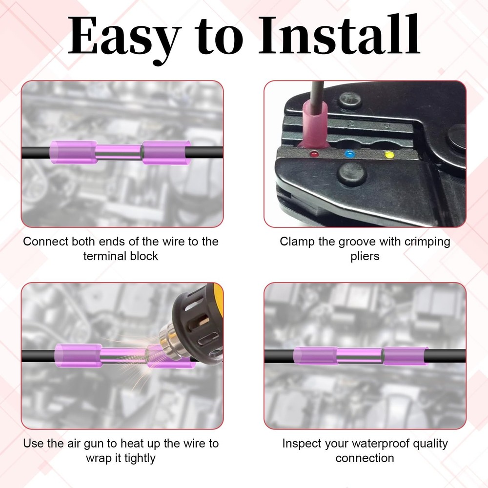 12V Waterproof On Off Switch, Inline Switch 12V with Quick Connector, Motorcy...