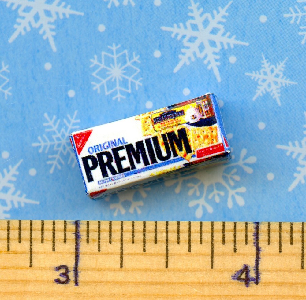 Dollhouse Miniature size Soda Cracker BOX # P