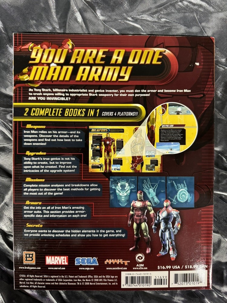 Ironman BradyGames Guide New