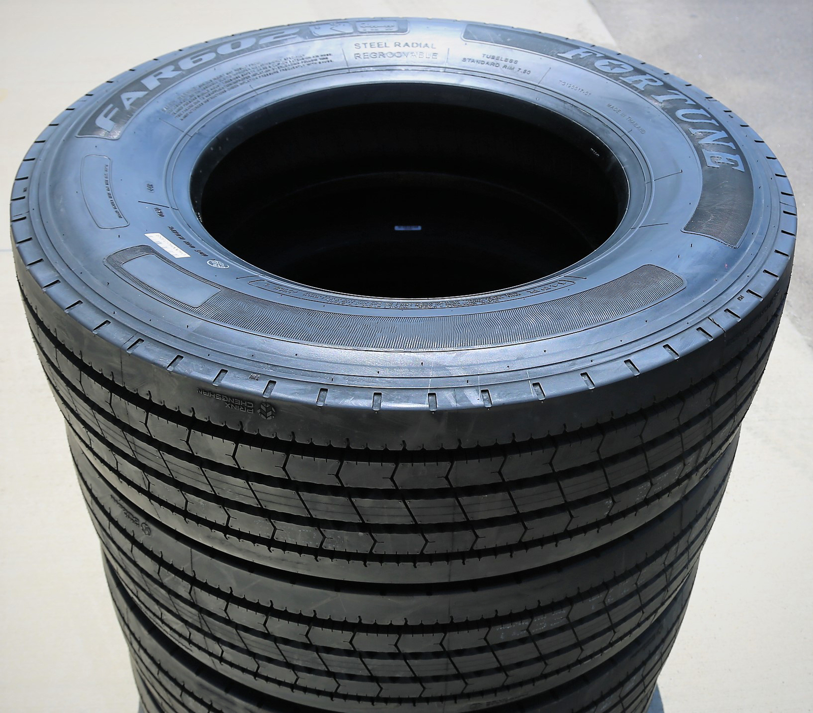 4 Tires Fortune FAR602 235/75R17.5 Load J 18 Ply All Position Commercial