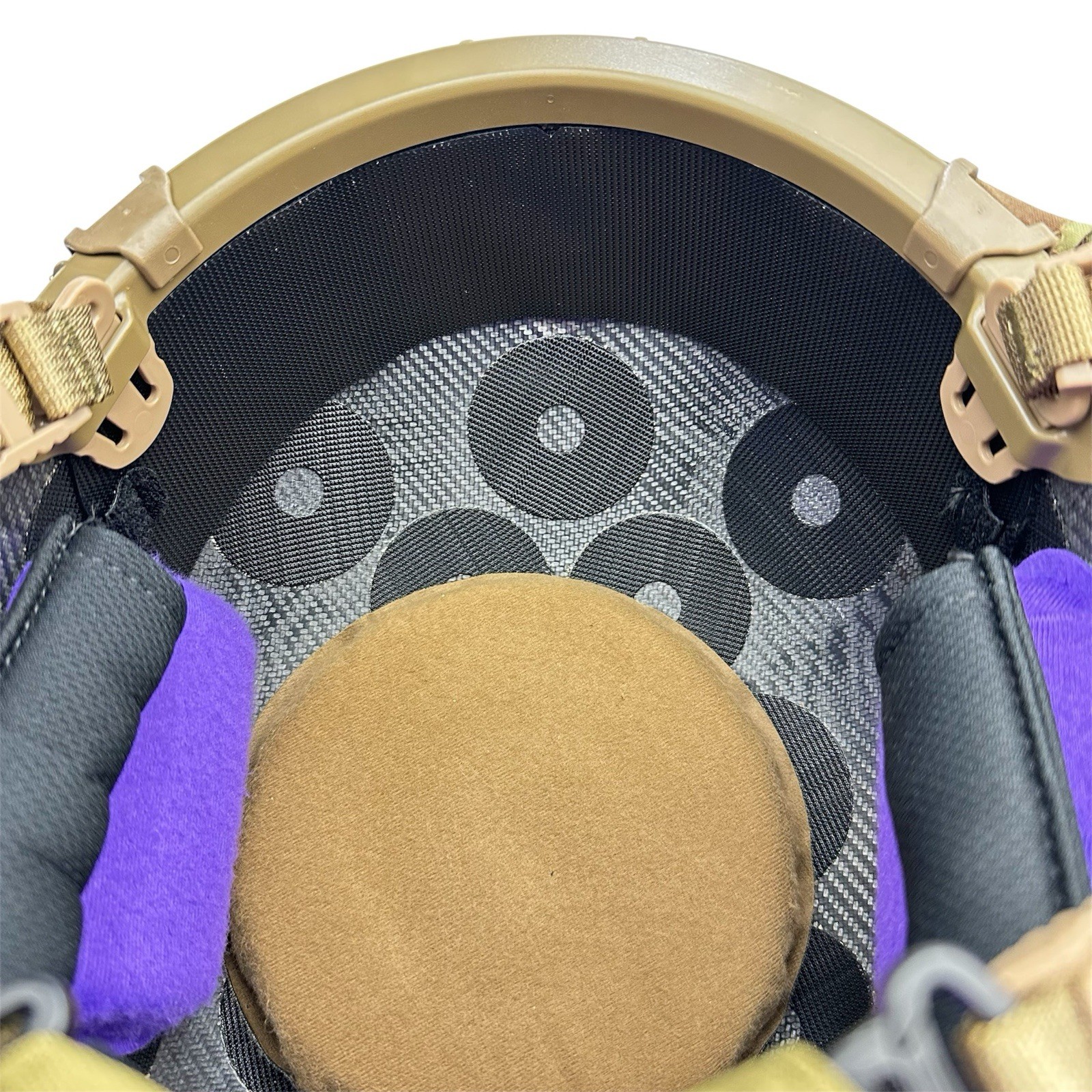 US Army 3M Ceradyne IHPS F70 Helmet Boltless 4 Point BOA Dial Chinstrap Harness