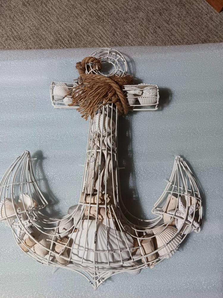 Large Sea Shell Wall Anchor 17" X 15".