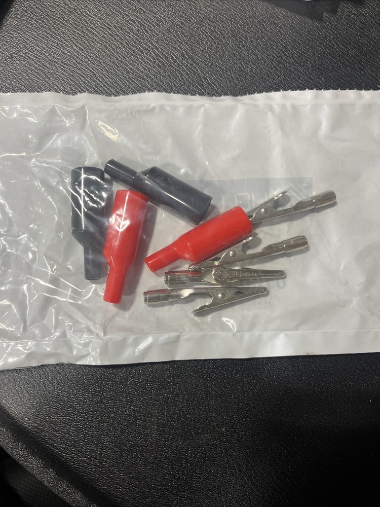 Aligator Clips Steel Threaded 4pc