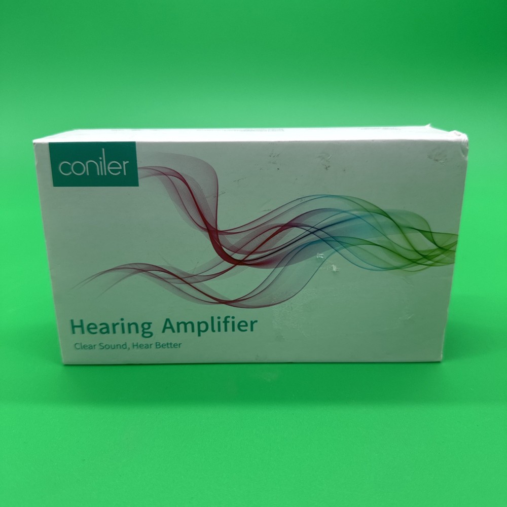 Coniler Digital Hearing Amplifier USB Rechargeable Background Noise Cancellation
