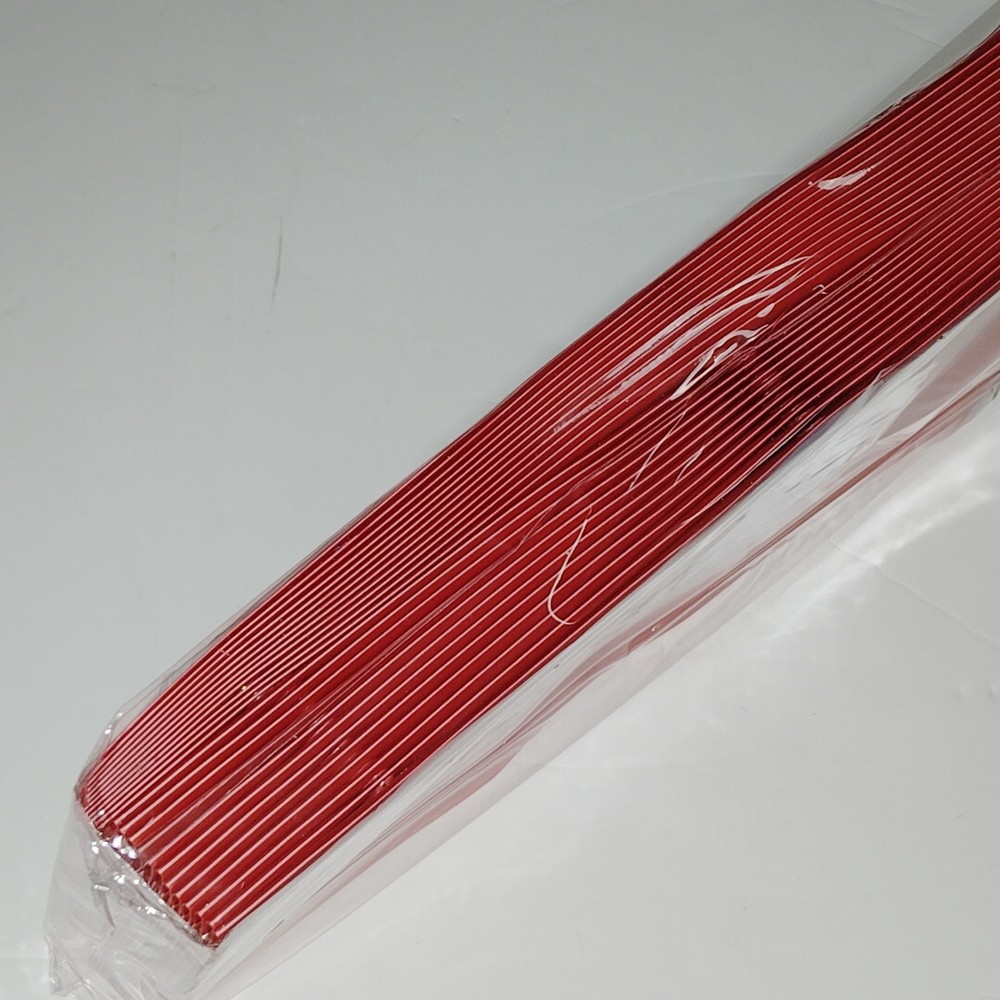 24-Pack - 2‑Pocket 3‑Hole Plastic Folder – Red – up & up – 24‑Pack