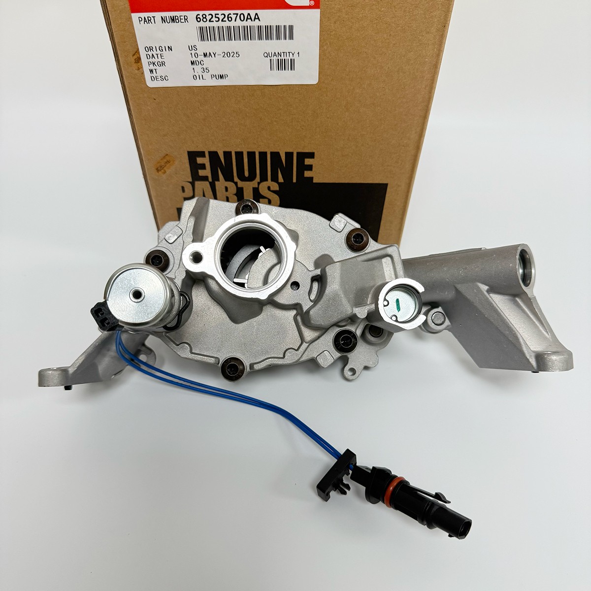 Cummins 68252670AB Engine Oil Pump & Solenoid for 2011-2018 Dodge Jeep 3.6L
