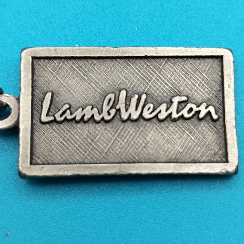 LambWeston Keychain Metal Split Ring Logo Key Ring