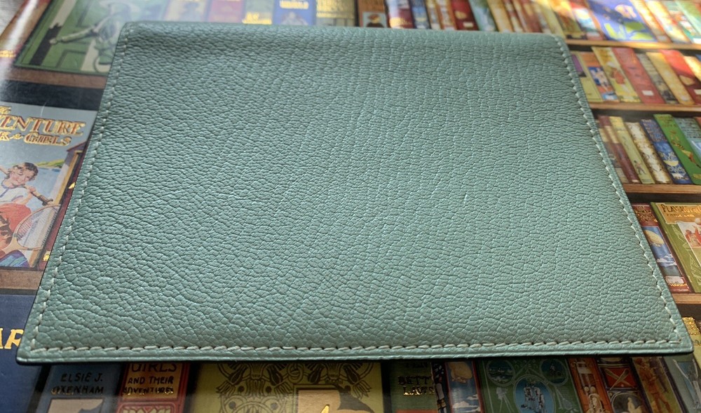 Authentic Hermes Compact Size Planner Cover Light Green Agenda PM