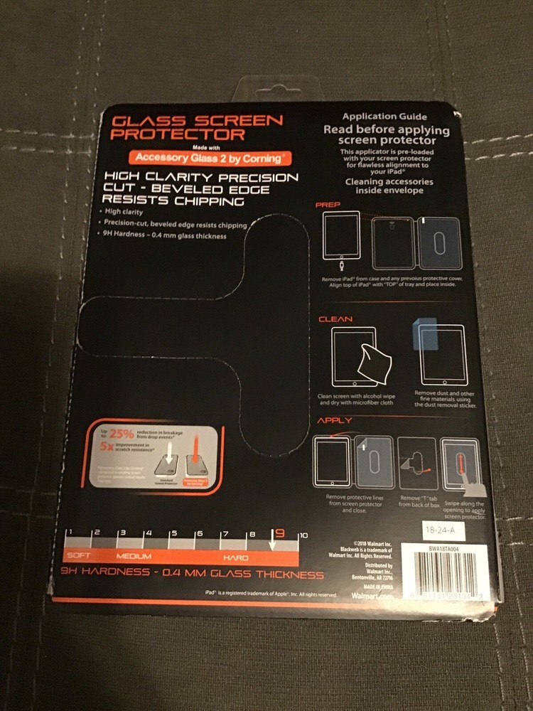 Blackweb Glass Screen Protector for iPad Mini 4