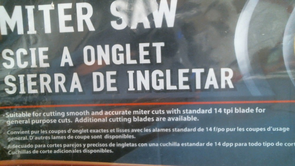 Jorgensen Miter Saw (#64005) FS