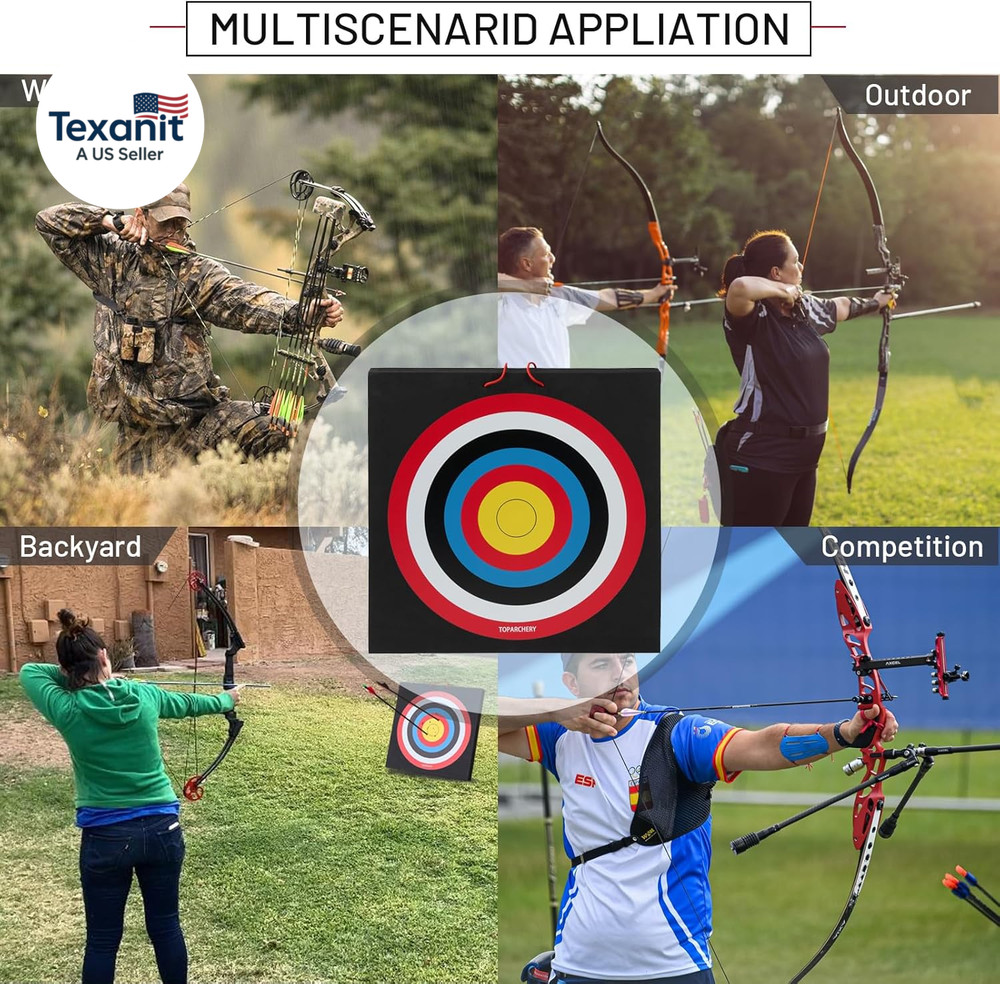 20'' Foam Archery Target High-Density Target Block Target for Backyard, Throwing