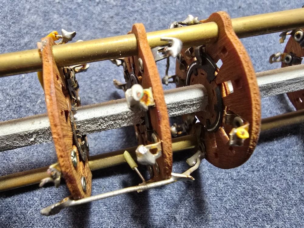 Heathkit SB-401 Transmitter Part -Mode Switch w/ Wafers & Detents