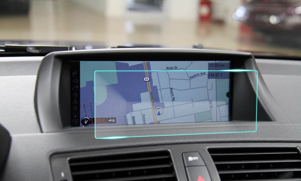 Crystal Clear Screen Protector for 2012 BMW 128i Vehicle Navigation