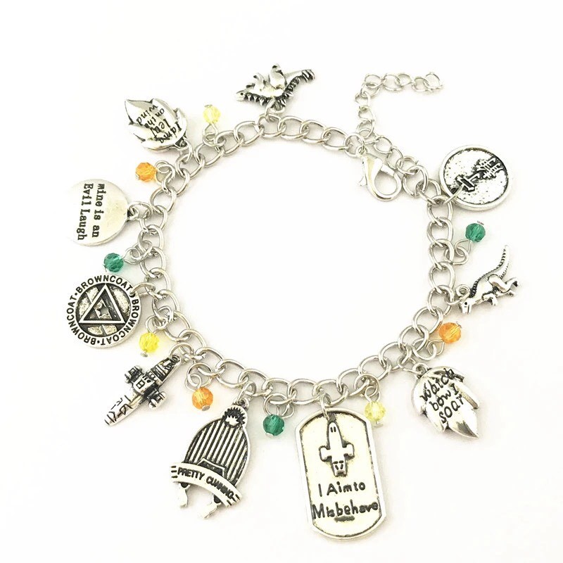 Firefly Themed Charm Bracelet