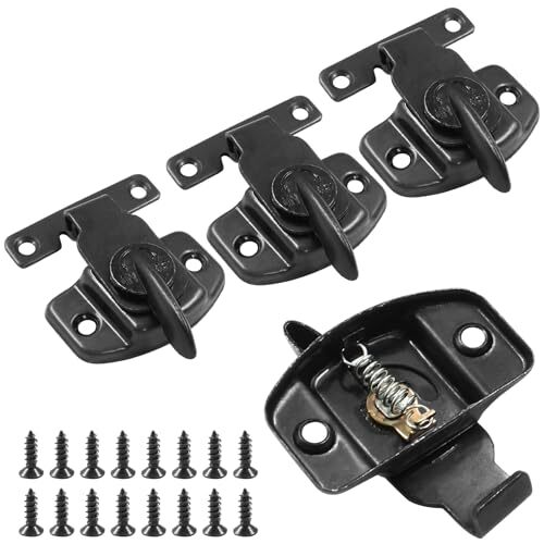 4 Pieces Metal Dining Table Locks Dining Training Table Buckles Latches Table...