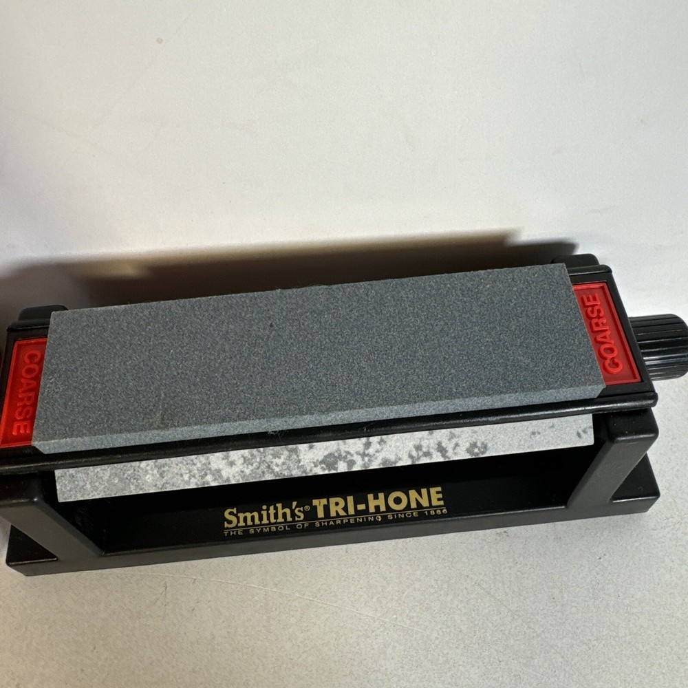 Smith’s 6” Tri-Hone Sharpening System For Knives & Tools Made In USA