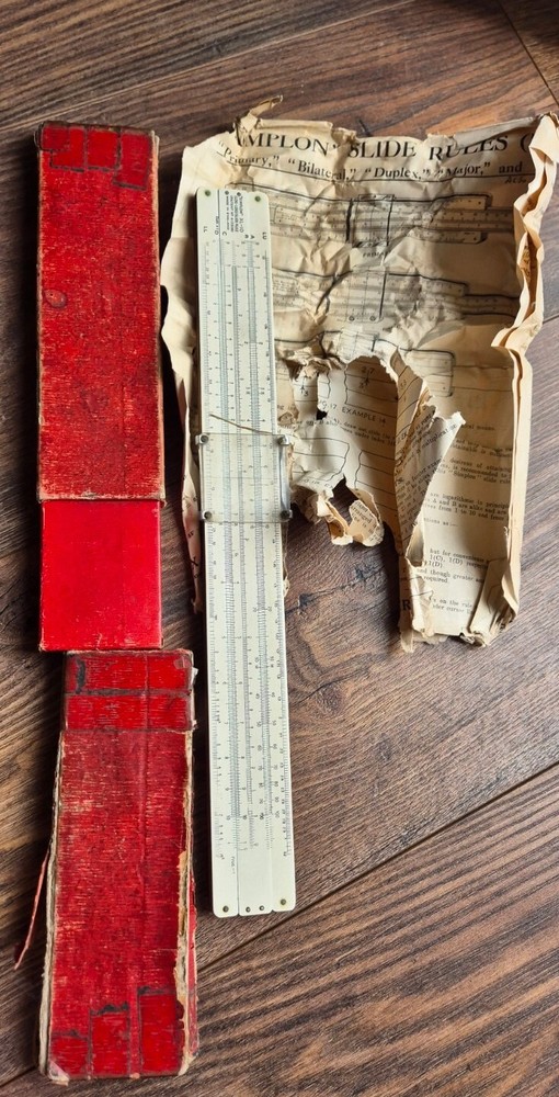 British Simplon Slide Rule & How To Use Them