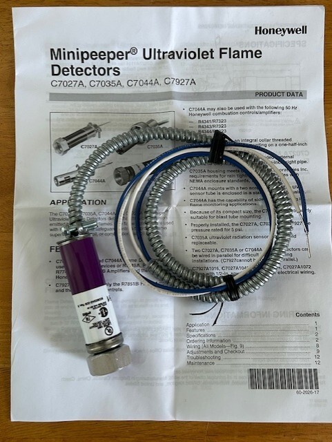 HONEYWELL C7027A1114 FLAME SENSOR