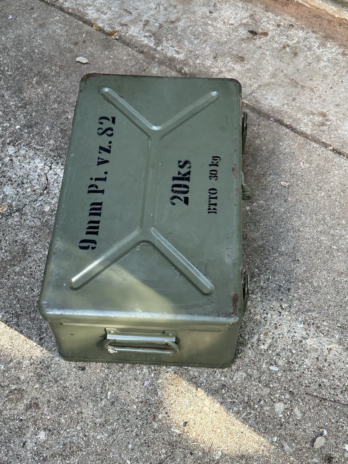 Original Czech Military VZ82 Pistol Storage Container preowned