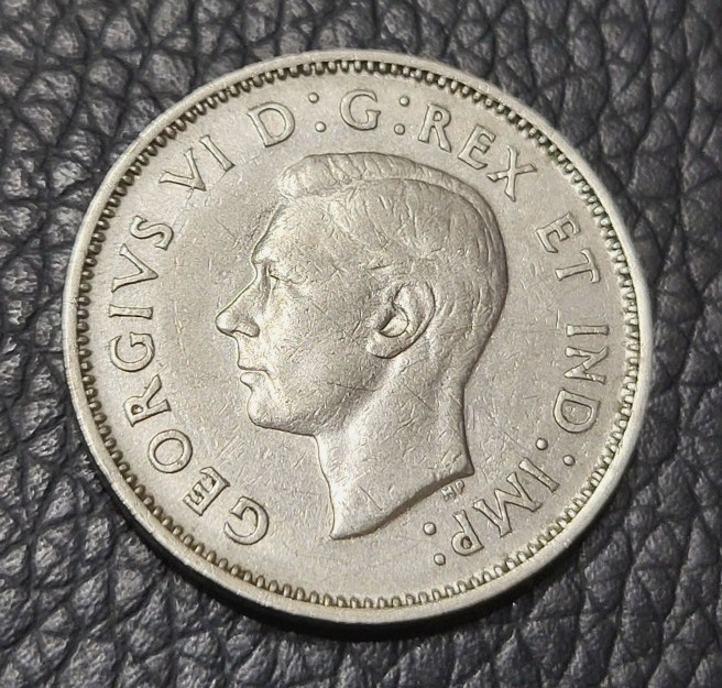 1940 Canada 5 Cents Coin