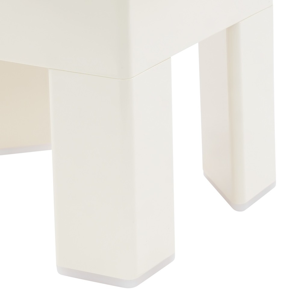 Multifunctional End Table Small Side Table for Bedroom Dorm and Small Spaces