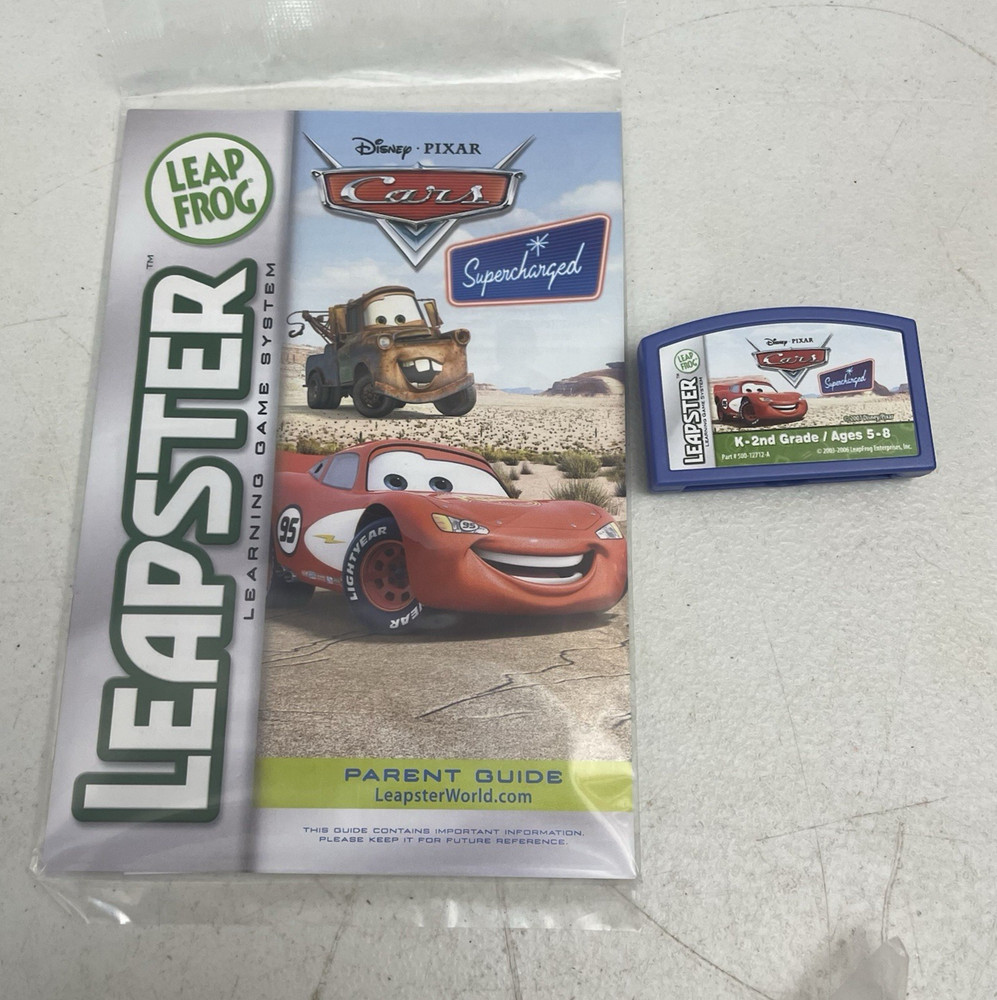 Leap Frog Leapster Learning Games Complete in Case Scholastic 4 Assorted