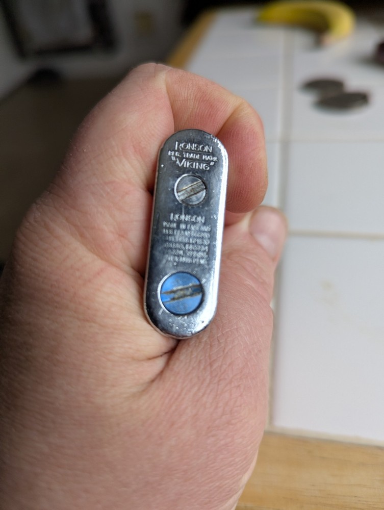 Ronson Viking butane lighter