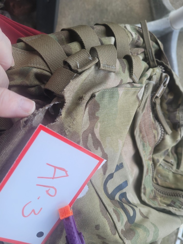 USGI Multicam OCP MOLLE Assault Pack 3 Day Assault Backpack defect AP-3
