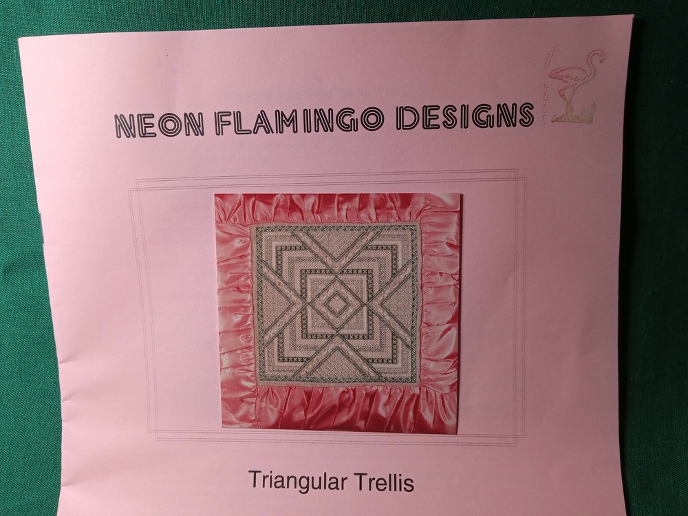 Needlepoint "Triangular Trellis" Design Booklet