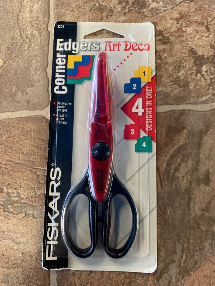 Vintage Fiskars Corner edger: Art Deco Pattern