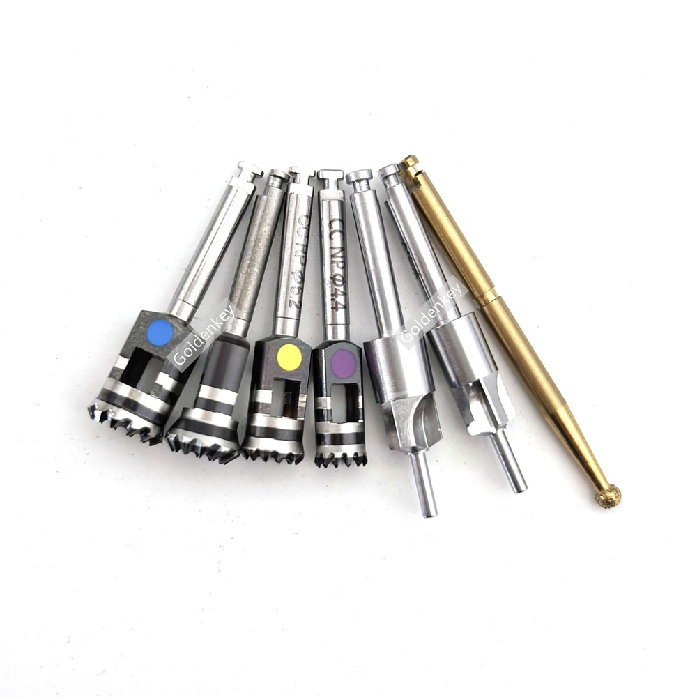 1Set Dental Bone Mill with Guide Conical Connection NP/RP/WP Fit NobelReplace