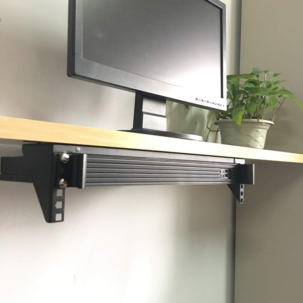 2U Steel Vertical Rack and Wall Mountable Server Rack Mount Bracket for 19inc...