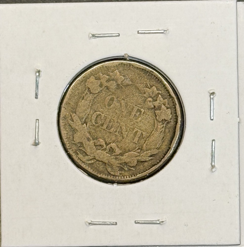 1858 S/L Flying Eagle Cent, Fine. (11566)