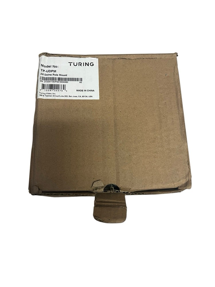Turing TP-UDPM All Dome Pole Mount Bracket for Security Cameras New Open Box