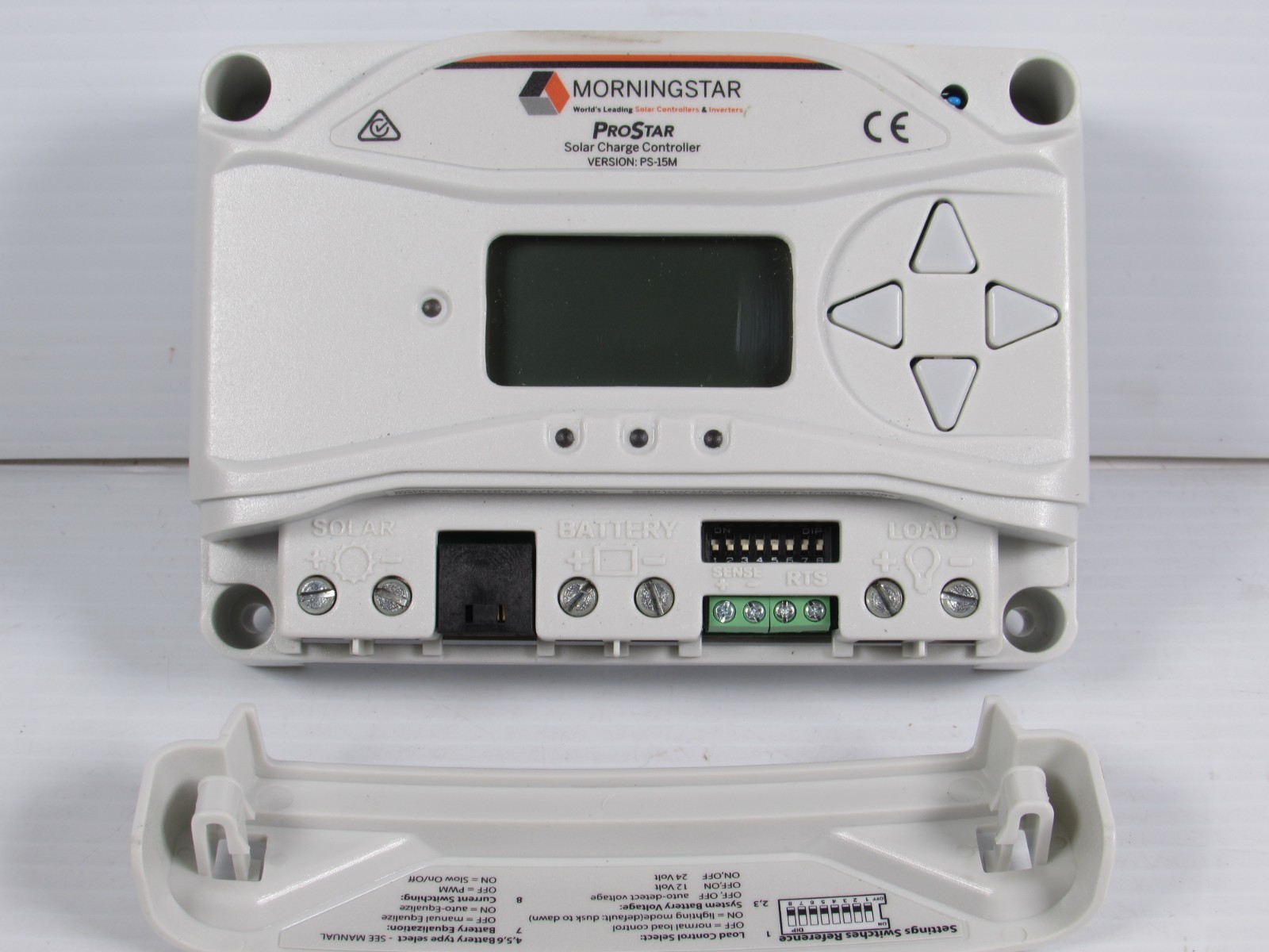 Morningstar Prostar Solar Charge Controller Panel PS 15-M Good Condition