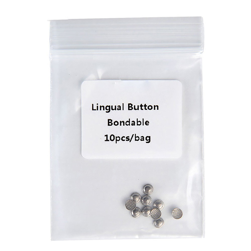 Dental Orthodontic Lingual Buttons Bondable for Bondable Round/Rectangular Base