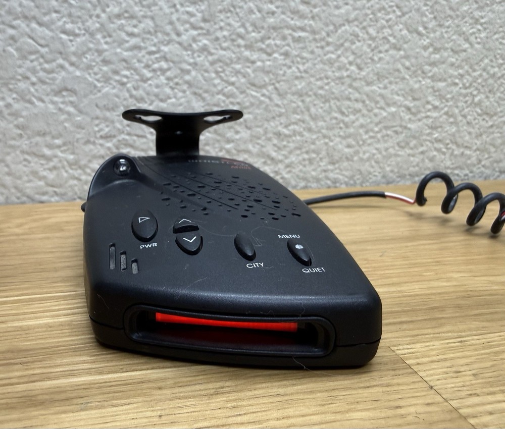 Whistler 1670 Radar Detector Memo Function Tested Working Needs New Cable