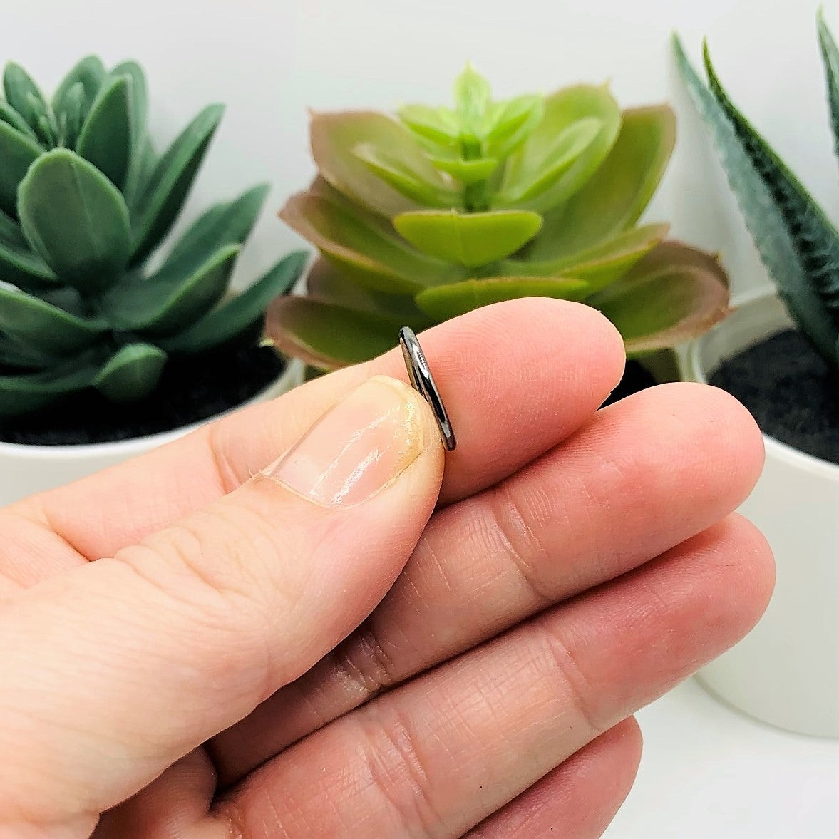 12mm, 17g, Gunmetal Open Jump Rings - US Seller