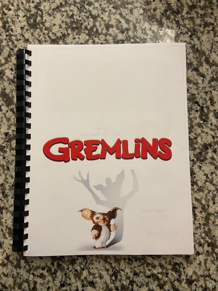 Gremlins Movie Script Reprint Full Screenplay Script