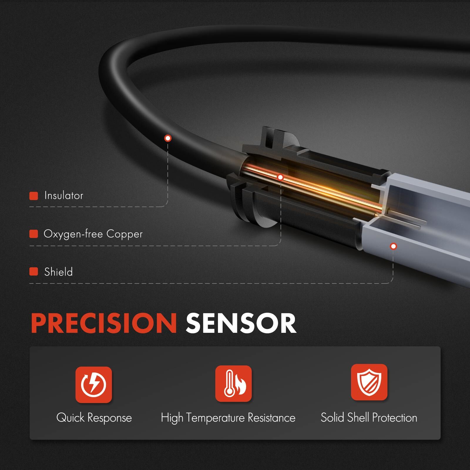 2x Front & Rear Brake Pad Wear Sensor for BMW F25 F26 X3 X4 2015-2018 2.0L 3.0L