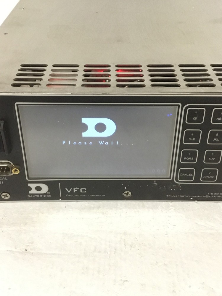 Daktronics S-1241 Vanguard Field Controller VFC Stuck on “Please Wait” AS-IS