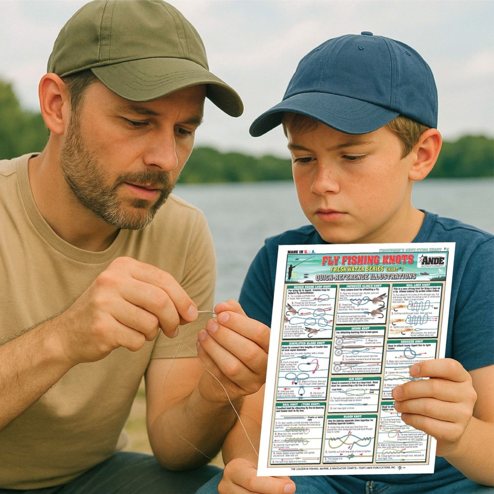 Fly Fishing Knot Guide #5 (Freshwater) - Waterproof Reference