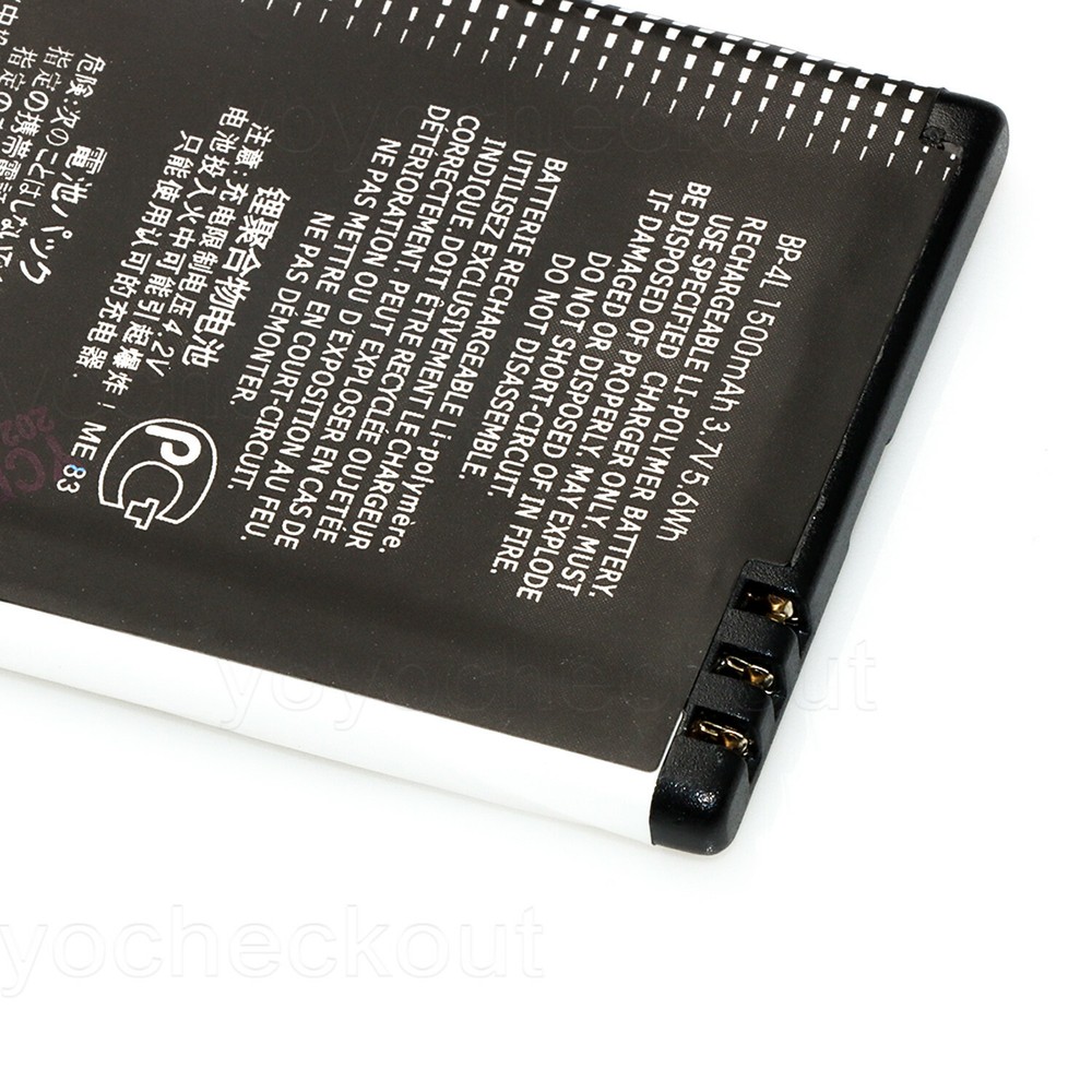 Replacemen BP-4L Battery For Nokia E61i E63 E90 N810 E72 E52 E71 E71x E72 E73