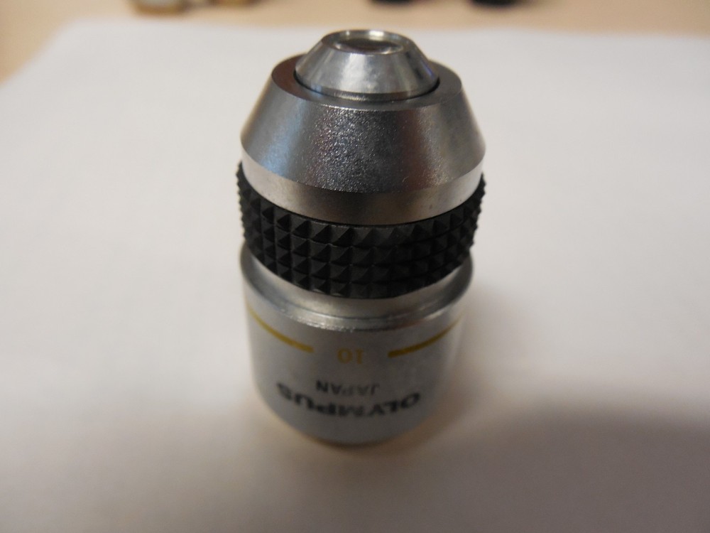 Olympus Microscope BH2 DPlan X10 Objective Lens Clear Optics