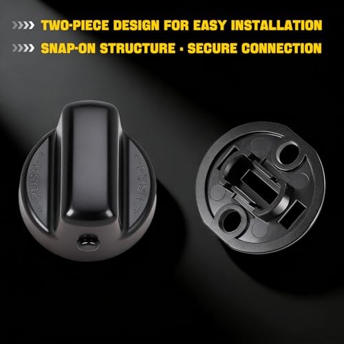 Ignition Key Knob & Push Start Button Replacement for 2007-2015 Mazda CX-9,