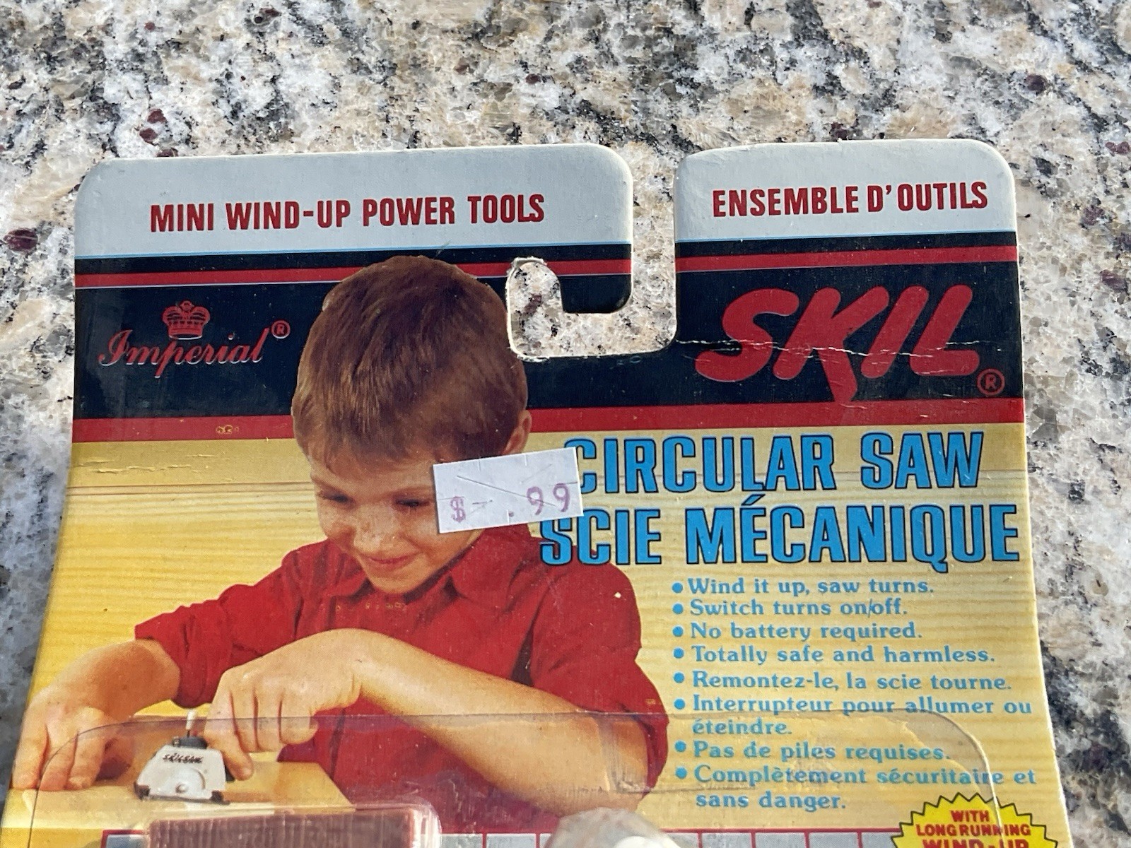 1988 Vintage Wind Up Skil Imperial Mini Power Tools Complete Set Lot Of 4