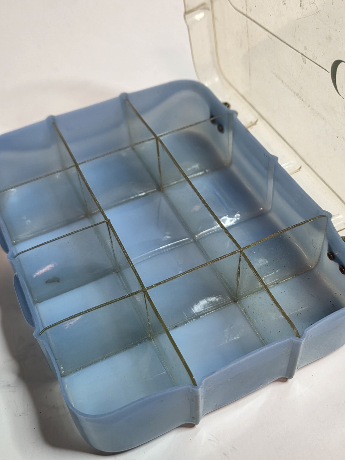 Vintage Orvis Bill Dewitt Plastic Multi Tray Fly Box Fly Fishing