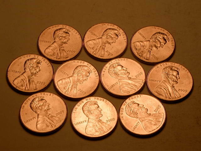 2009 P FY Catfish Abe Error Ch/Gem BU Uncirculated Lincoln Cent
