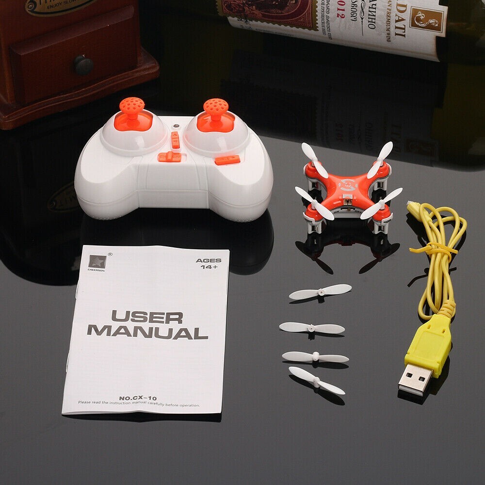 Cheerson 2.4G 4CH 6-Axis Mini RC Drone Quadcopter LED Gyro Toy Aircraft w/Remote
